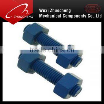 high strength A193 B7 PTFE teflon stud bolts