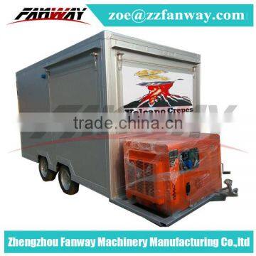 Ice cream trailer fast food kiosk/Street Vending Carts/ Mobile Fast Kiosk/Mobile Food Trailer Newest ice cream cart for sale