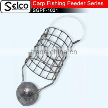 SGPF-1031 carp fishing tackle metal lead fishing feeder