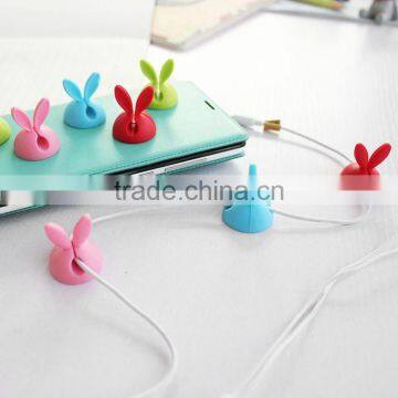 2017 Trending Product 4pcs Set Cable Drop Clip Desk Tidy Organiser Wire Cord Lead USB Charger Holder Fixer photo-3