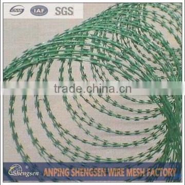 plastic razor blade concertina barbed wire for sale