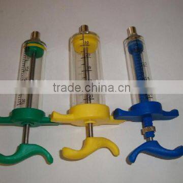 Veterinary Plastic Steel Syringe/Injector