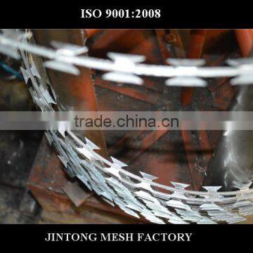 Rounded Coils Concertina Wire Razor Concertina Barbed Wire photo-3