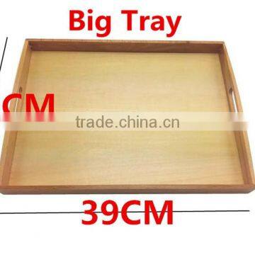 Custom Kindergarten Montessori Teaching Aids Wooden Serving Tray photo-6