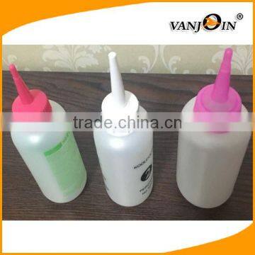 Natural Colour180ml 6oz Round PE Plastic Bottle for Hydrogen Peroxide Packaging photo-2