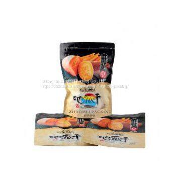 custom printed potato chip plastic bags with own logo zipper packaging bag