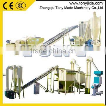 High efficiency palm tree pellet line/beech wood pellet plant