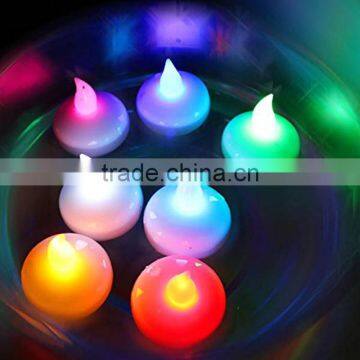 Led Flameless Candles Led Color Changing Floating Tealight Candles Led Colorful Floating Candles
