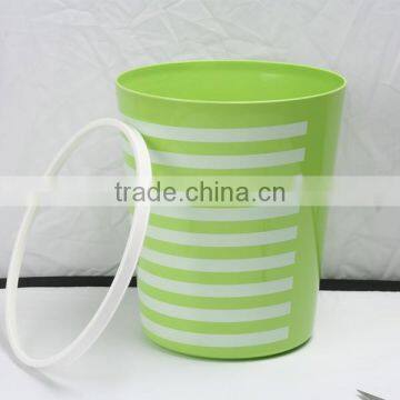 Plastic Printing Wastebasket Trash Can Containers 12L photo-3