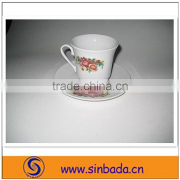 220CC PORCELAIN COFFEE CUPS AND SAUCERS SET