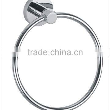 Jiangmen Factory Bathroom Wall Mounted Stainless Steel Towel Ring Chrome photo-3