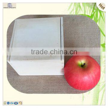 Natural Pine Plywood Poplar Wooden Tea Bag Box photo-4