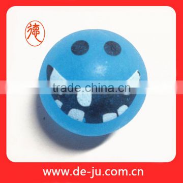 Broad Smile Printing Silicone Rubber Ball For Dog