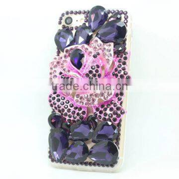 pc + Tpu Phone Case Diamond Sticker Phone Shell for Iphone 7 photo-3