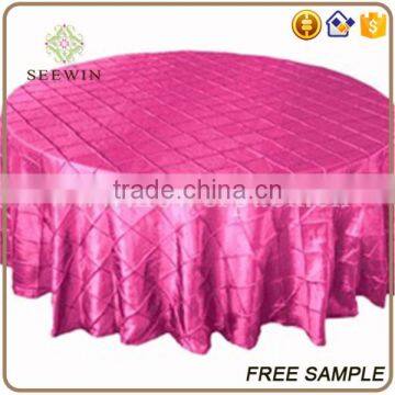 Luxury Polyester Taffeta Table Cloths for Round Tables photo-5