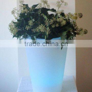 FO-9523 LED Light Flower Pot, Lighted Outdoor Flower Pots, Bulk Flower Pots