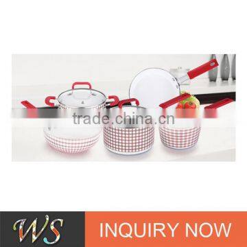 WS-DA243 Diamond Korea Frying Pan With Ceramic Coating photo-2