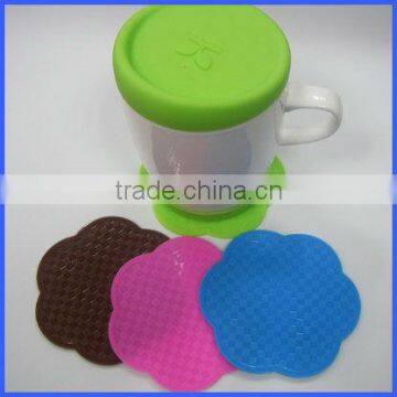 Silicone coffee cup pad