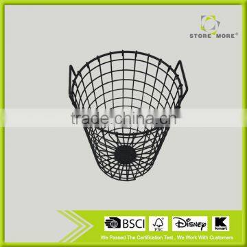 Small Wire Storage Basket Black