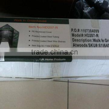 High Quality Mini Portable Plastic CoverM PE Green House Garden 3 Shelves photo-5