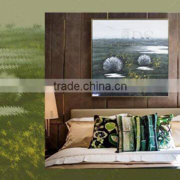 ADS Beautiful Scenery Wall Painting With Golden Foil for Wall Art photo-2