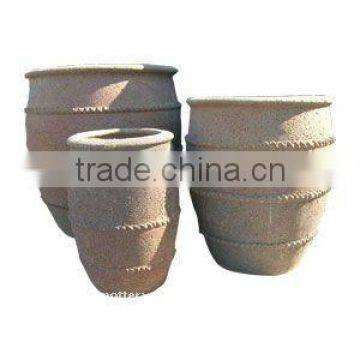 sandblast pot, sandblast planter