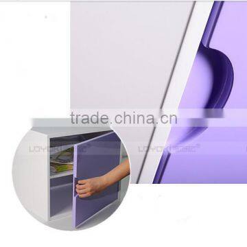 Colorful DIY Assembly Wood Cabinet MDF Stackable Cube Organizer Cube Storage Home Wood Furniture 2 Tier Storage Boxes photo-5