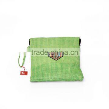 Brocade Fabric Handbag Made by Ethnic Group From Sapa in Vienam, 100% Hand Dyed, Hand Sewn photo-3