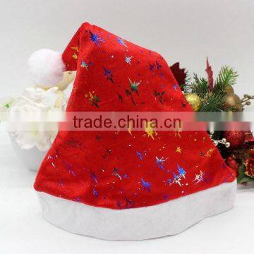 Best Products Various Custom Star Flower Pattern Small Square Polyester Xmas Cap Wool Felt Personalized Felt Christmas Hat photo-2