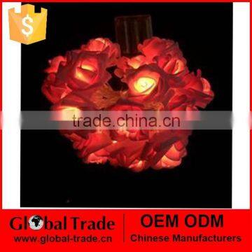 20 LED Sloar Rose Light Chain G0069