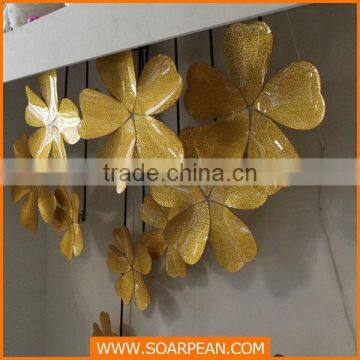 hot sale wedding bespoke decorative gold acrylic sakura flower