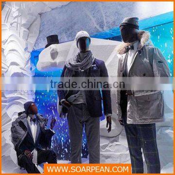 Polar Bear Foamed Display Props for Store Winter Window Displays photo-3