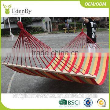 Wholesale Best selling Popular OEM Custom Personalized Cotton Canvas Suspended Hanging Camping Hammock