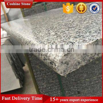 Hubei G603 Light Grey Stone Steps Risers Granite Stairs With Full Bullnose Design photo-5