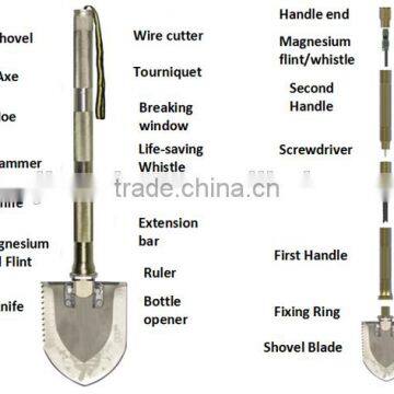 Outdoor Utility Enthusiasts Camping Combination Tool ,Multi-use Steel Pickaxesand Shovel ,garden Equipment photo-6