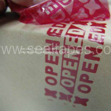 Security tapes adhesive tapes packaging tape