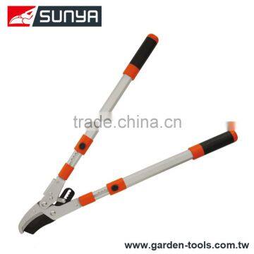 Extendable ratchet lopping shears for agriculture