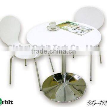 Dining Room Furniture Glass Table and Chair, Modern Glass Top Dinette Sets photo-2