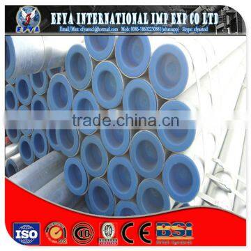 Galvanized steel pipe with socket