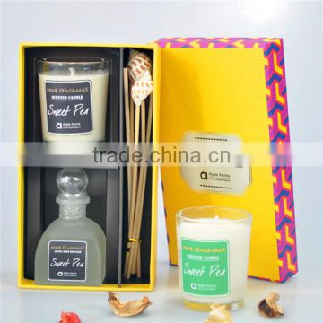 Home Air Freshener Fragrance Oil/ Soy Wax Candle Set/ Candle Diffuser Set