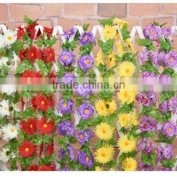 artificial flower vine for wedding decoration