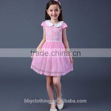 Preppy Style Girls Clothes Cap Sleeve Princess 2017 Summer Girls Party Tutu Dress photo-4