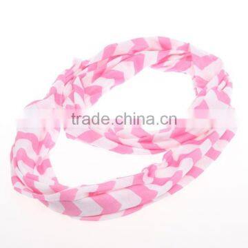Top Quality Fashion New Design Hijab Infinity Chevron Knitted Silk Scarf photo-5