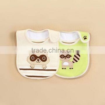 2015 Lastest Embroidered Design Baby Cotton Bibs Sets High Quality(1422604)