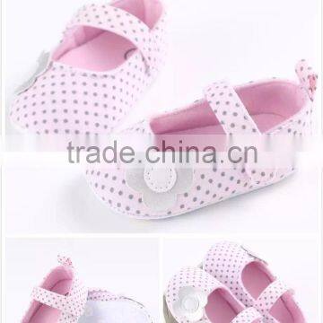 2017 New Design Walking Canvas Casual Cute Flower Girls Baby Shoes for 1years Old photo-3