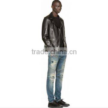 Biker Jeans Fashion Denim Trousers(LOTK056) photo-2