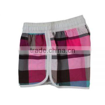 Wholesale Best Price Plaid Design Women Board Shorts photo-4