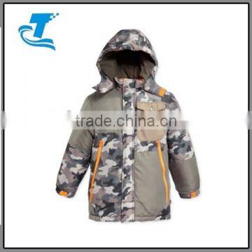 Boys' Camo Colorblock Puffer Jacket