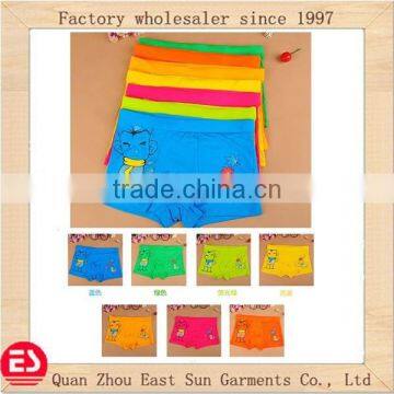 2015 new arrive style comfortable cartoon bamboo kids underwear