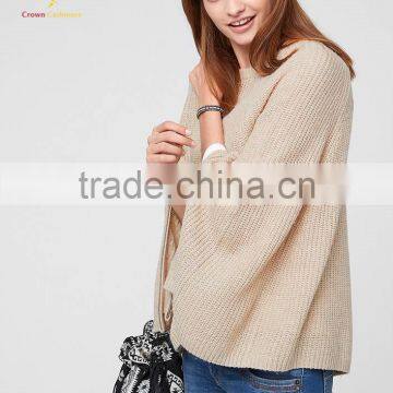 Fashion Knitted Women Merino Poncho Pattern photo-2